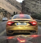 مازاراتی با روکش طلایی در ایران/ببینید مازاراتی با روکش طلایی در ایران/ببینید