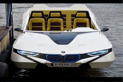 ایرانی‌ها BMW و قایق را باهم ترکیب کردند! /ببینید