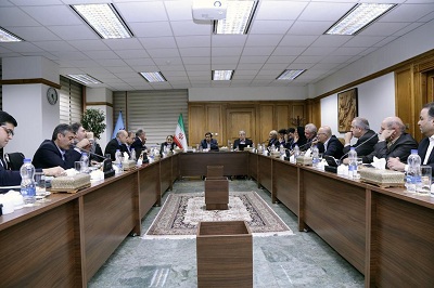 برگزاری جلسه هم اندیشی رییس کل بانک مرکزی با هیات رییسه و اعضای اتاق بازرگانی ایران
