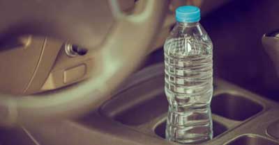 بطری آب داخل ماشین چگونه باعث تصادف می‌شود؟