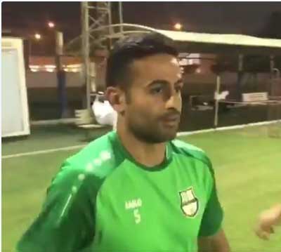 نخستین تمرین امید ابراهیمی با پیراهن تیم الاهلی قطر