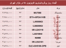 نرخ انواع پرفروشترین تلویزیونها دربازار؟ نرخ انواع پرفروشترین تلویزیونها دربازار؟