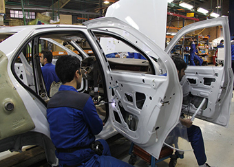 تغییر رویکرد و بهبود مسیر تولید در ایران خودرو