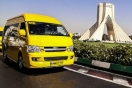 تاکسی‌های گردشگری در تهران تردد می‌کنند