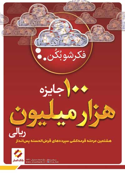 هشتمین مرحله قرعه‌کشي سپرده هاي قرض الحسنه پس انداز بانک انصار آغاز شد