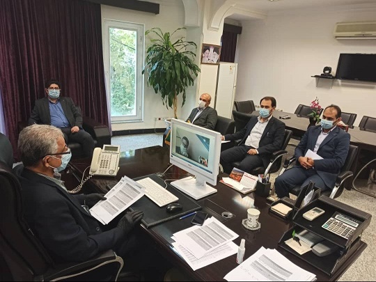 عملکرد شعب بانک ایران زمین در استانهای مازندران، گلستان و سمنان به صورت تصویری و مجازی بررسی شد