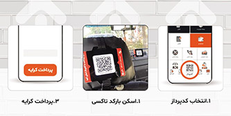 پرداخت کرایه تاکسی با اسکن کد پرداز QR؛ راهکاری امن و بهداشتی