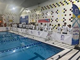 آغاز مسابقات شنای کارگران کشور در نیشابور