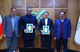 امضای تفاهم‌نامه همکاری مشترک بانک دی و شرکت تجارت الکترونیک با سازمان منطقه آزاد ارس