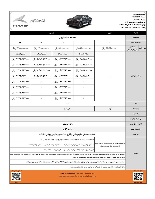 آغاز فروش نقد و اقساطی خودروهای T9 و ایگل کرمان موتور