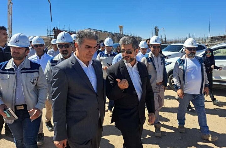 بازدید مدیرعامل ایمپاسکو و رئیس سازمان صمت استان از بخشهای کلیدی جانجا بازدید مدیرعامل ایمپاسکو و رئیس سازمان صمت استان از بخشهای کلیدی جانجا