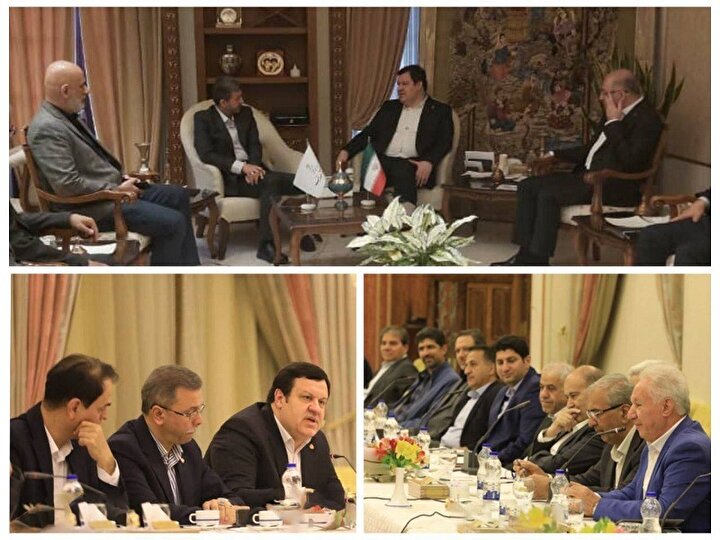 نشست های جداگانه مدیرعامل بانك ملت با استاندار و فعالان اقتصادی استان اصفهان