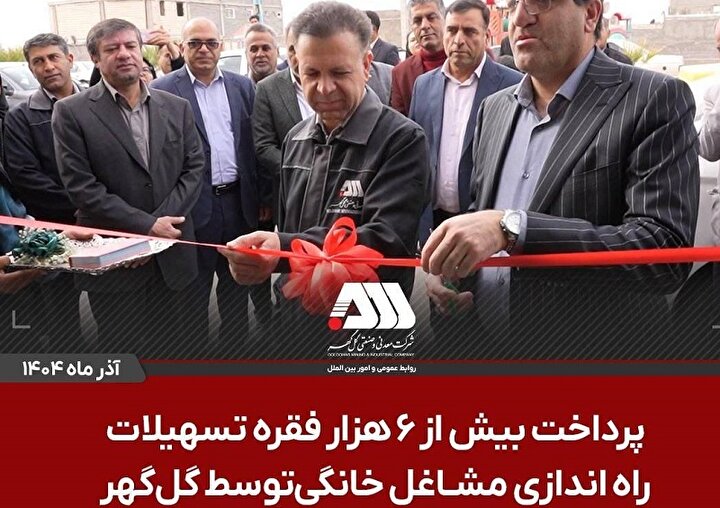 پرداخت بیش از ۶ هزار فقره تسهیلات راه اندازی مشاغل خانگی توسط شرکت گل گهر