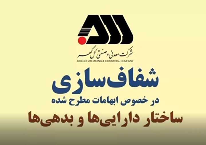 ساختار دارایی ها و بدهی های شرکت معدنی و صنعتی گل گهر